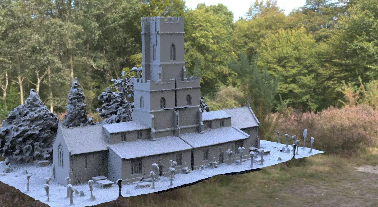 Norfolk Church 3D model