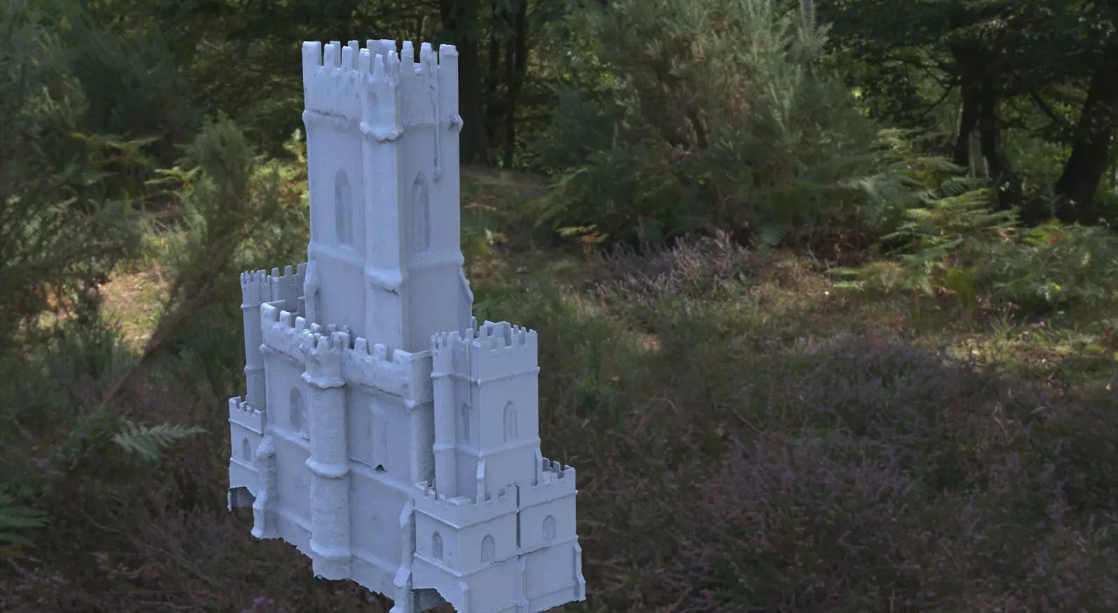 Norfolk Church Tower formation 3D model