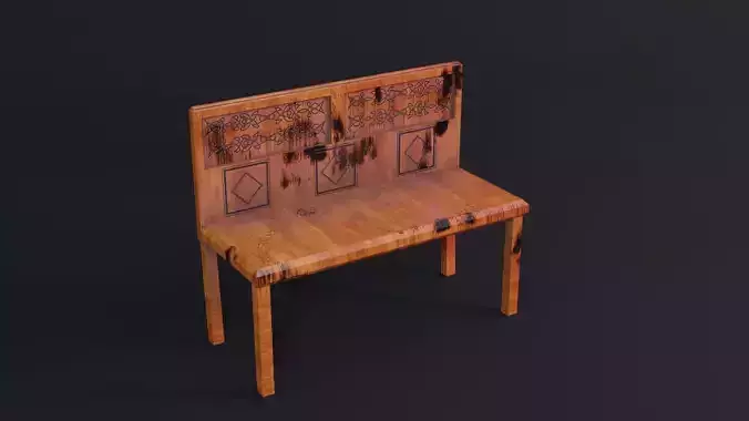 Chair Modular Pack - Game Ready - Low Poly PBR 3D Model Low-poly 3D model