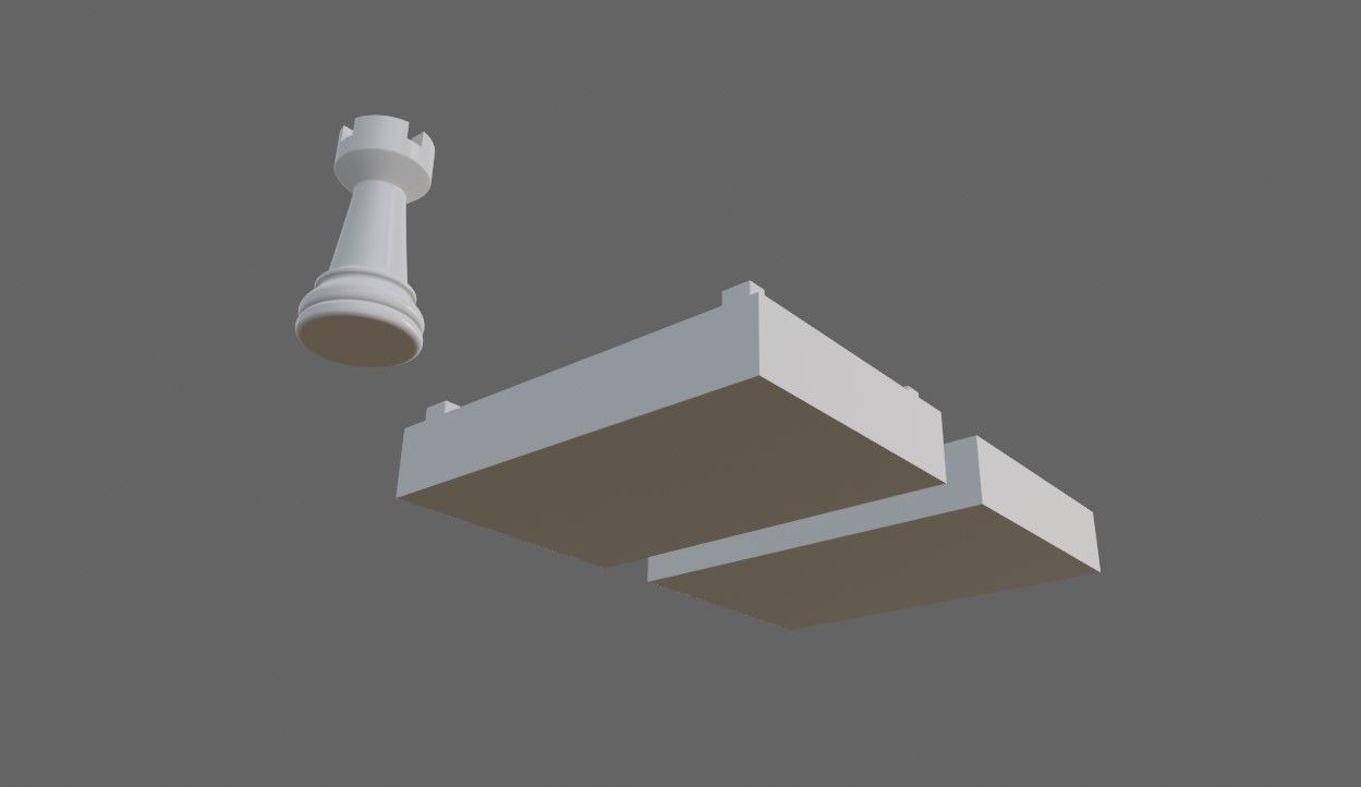 Mold for Tower - Chess Game - Form - Xadrez Molde Forma 3D print model_20