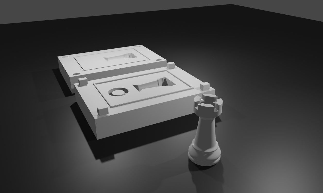 Mold for Tower - Chess Game - Form - Xadrez Molde Forma 3D print model_18
