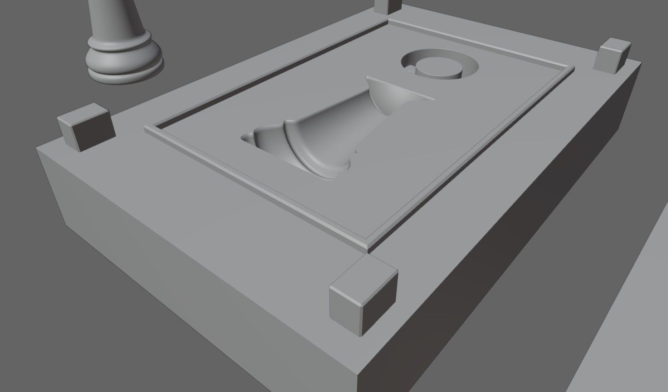 Mold for Tower - Chess Game - Form - Xadrez Molde Forma 3D print model_9