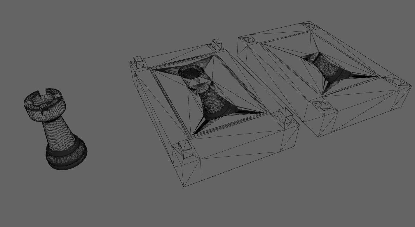 Mold for Tower - Chess Game - Form - Xadrez Molde Forma 3D print model_10