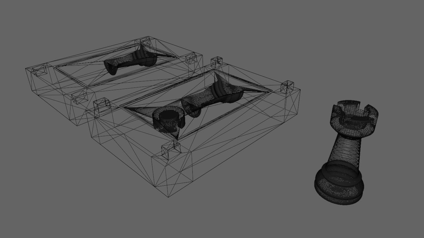 Mold for Tower - Chess Game - Form - Xadrez Molde Forma 3D print model_12