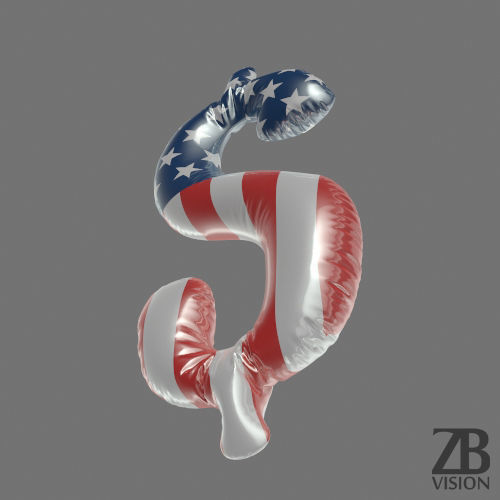 Dollar Balloon 3D model_3