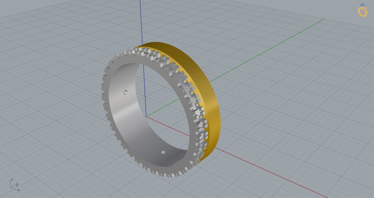 Wedding Bands 08 3D print model_11