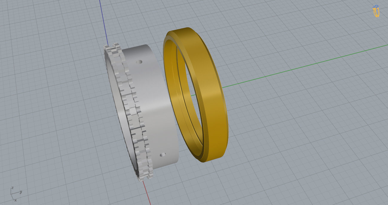 Wedding Bands 08 3D print model_12