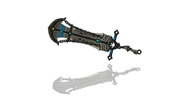 Graves Keeper Greatsword Low-poly 3D model