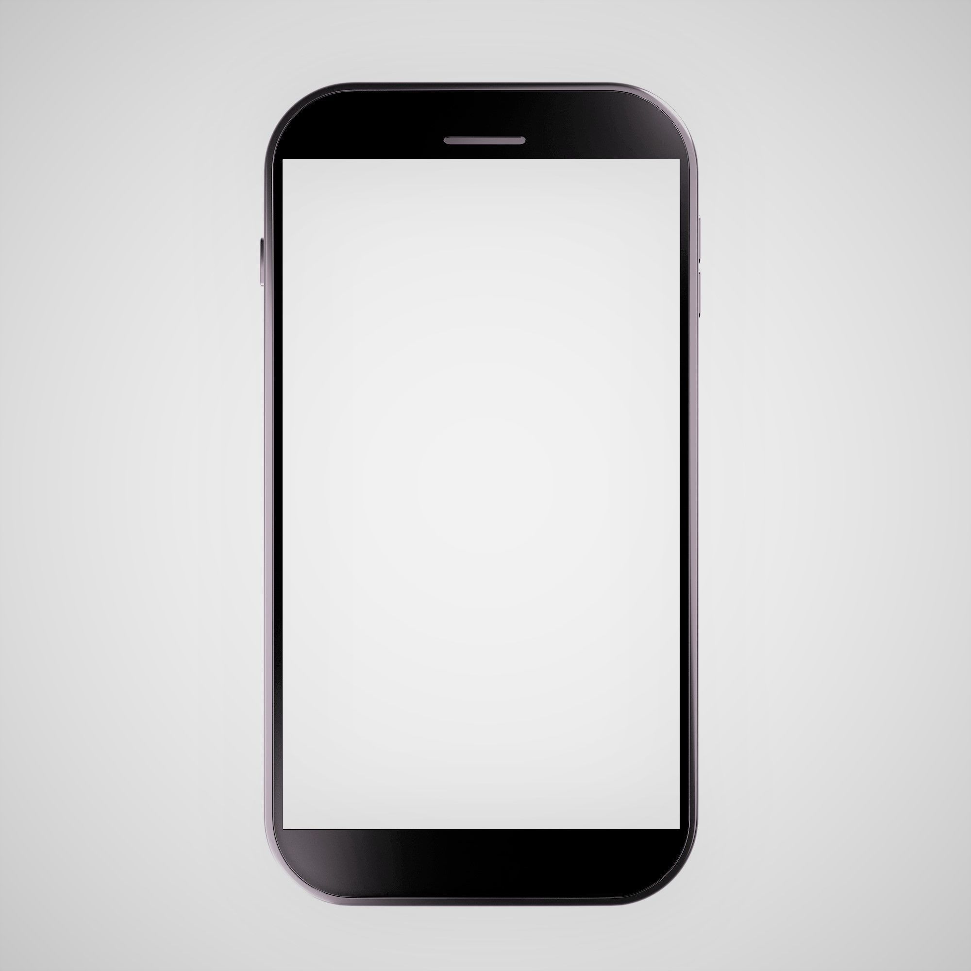 A model of a modern smartphone for macup Low-poly 3D model_2