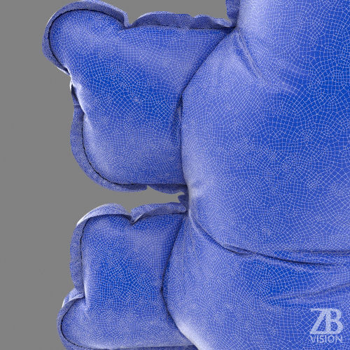 Euro balloon 3D model_5