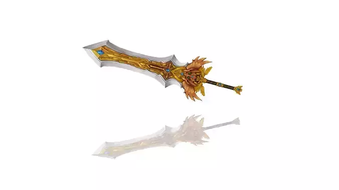 King Greatsword Low-poly 3D model