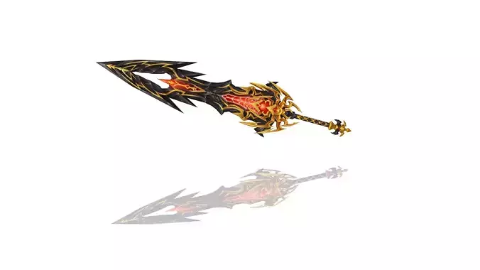 Pure Evil Greatsword Low-poly 3D model