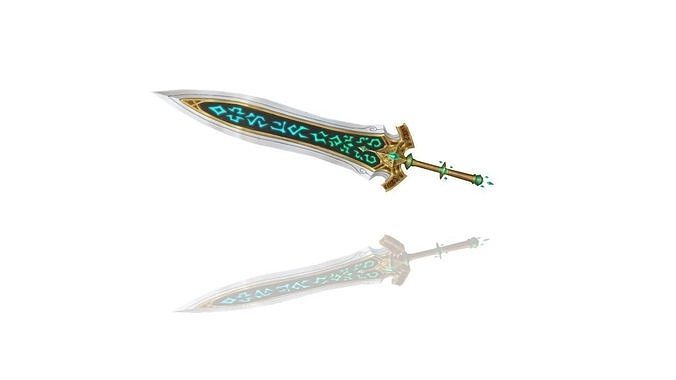 Runic Greatsword Low-poly 3D model