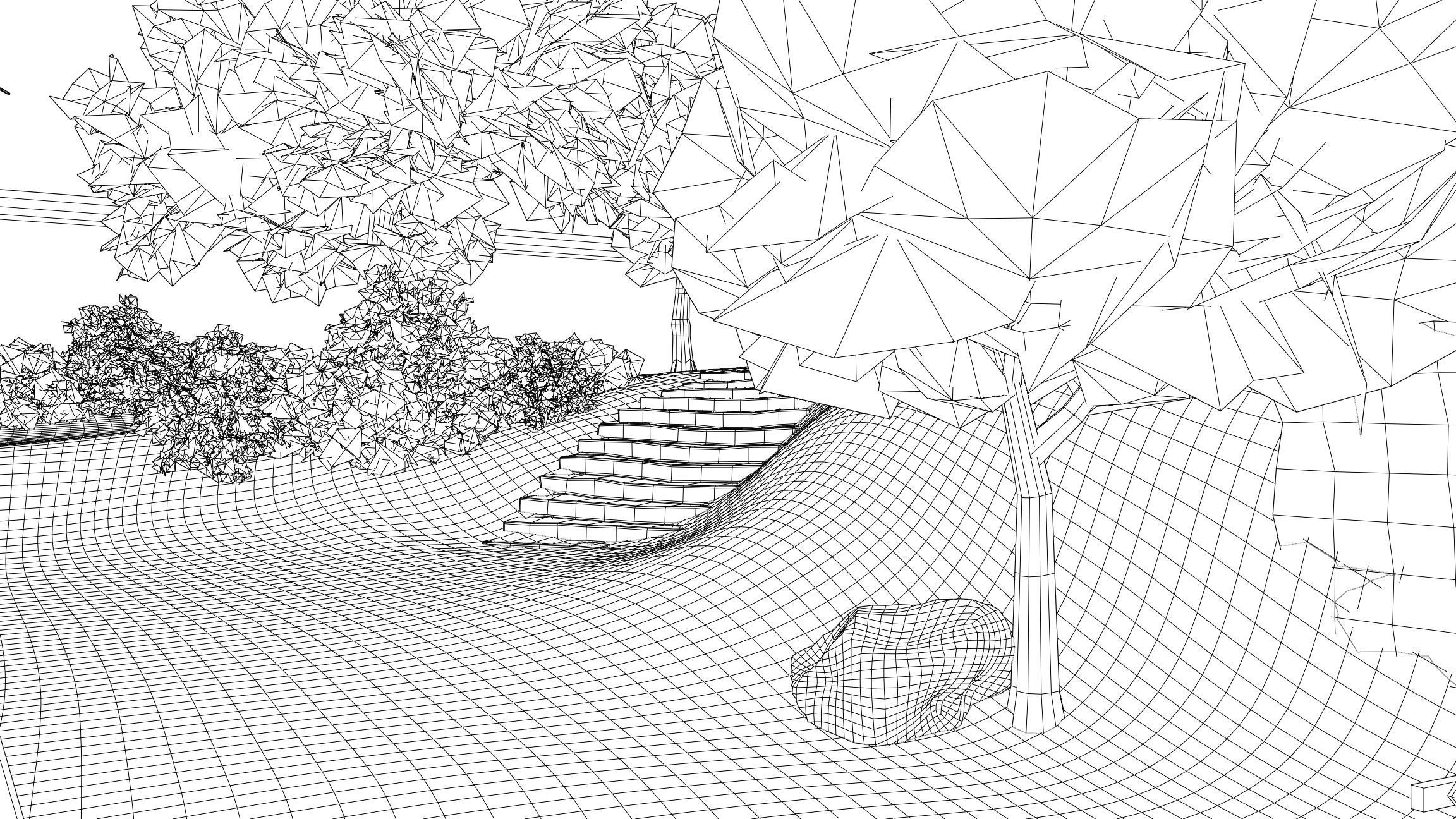 Day of the Dead Graveyard Low-poly 3D model_22