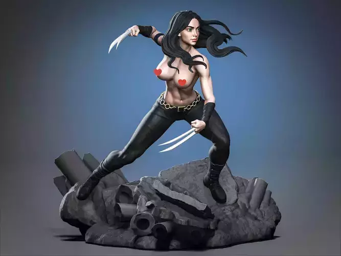 X-23 NSFW 3D print model
