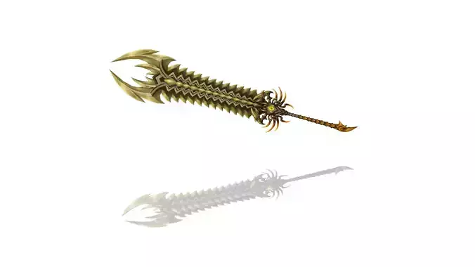 Scorpio Greatsword Low-poly 3D model
