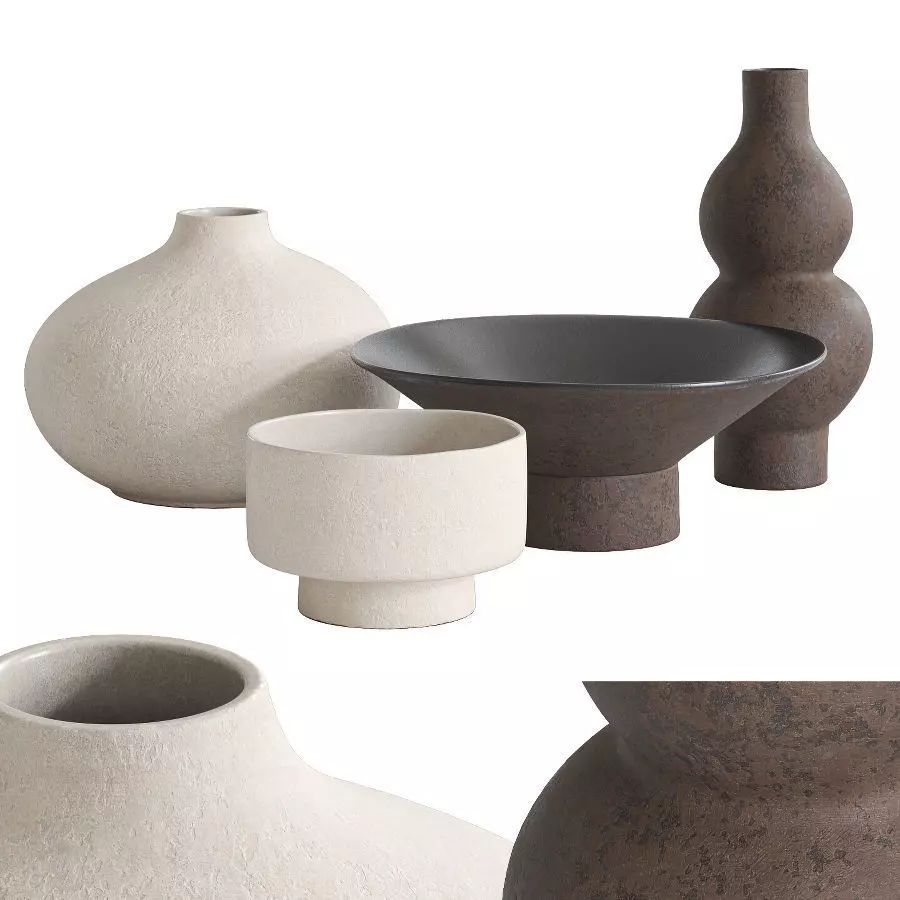 Vase Set 27 3D model_0