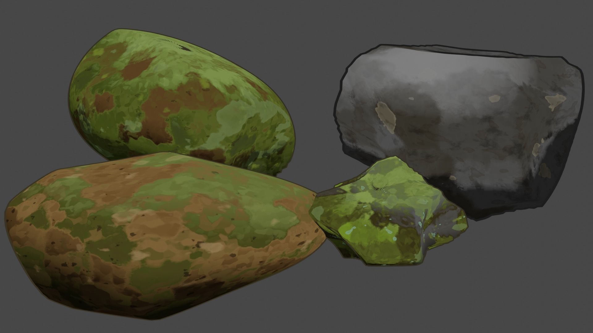 Anime Style Rocks Texture_4