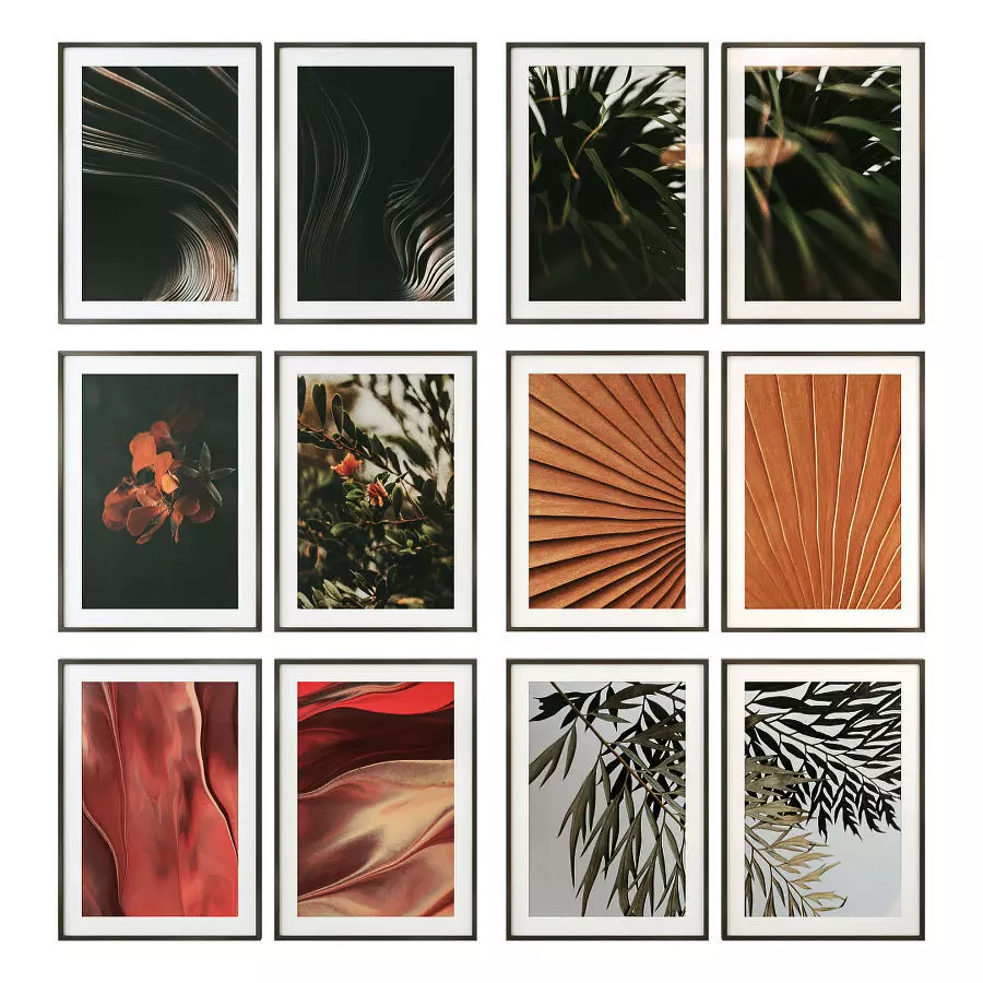 Pair Posters Set 3D model