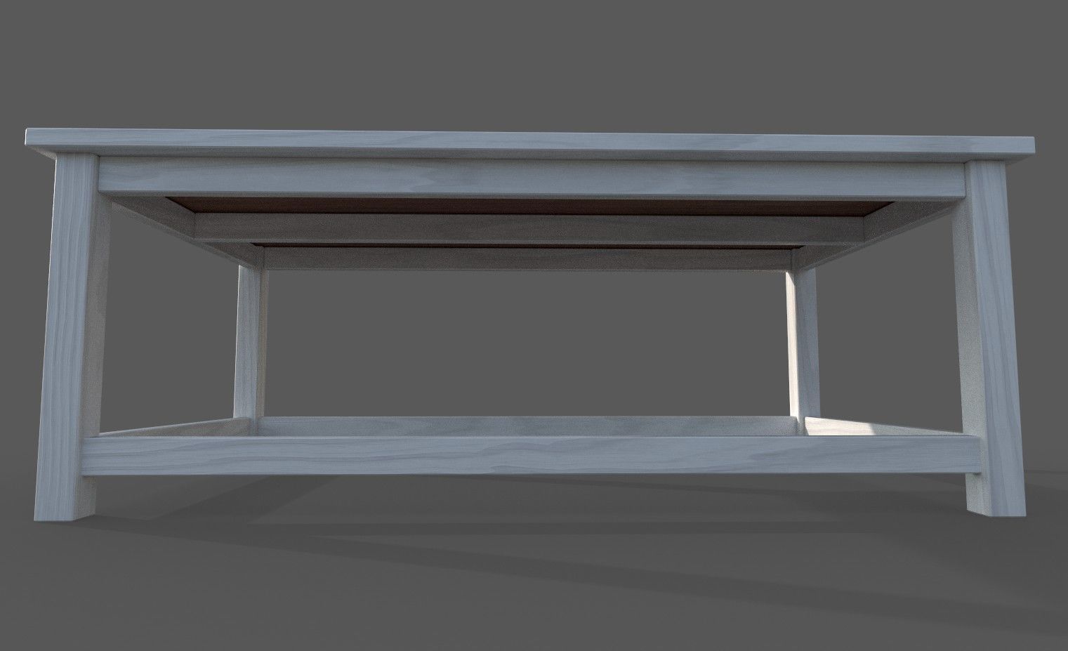 FURNITURE SET of Vintage Tables Low-poly 3D model_10