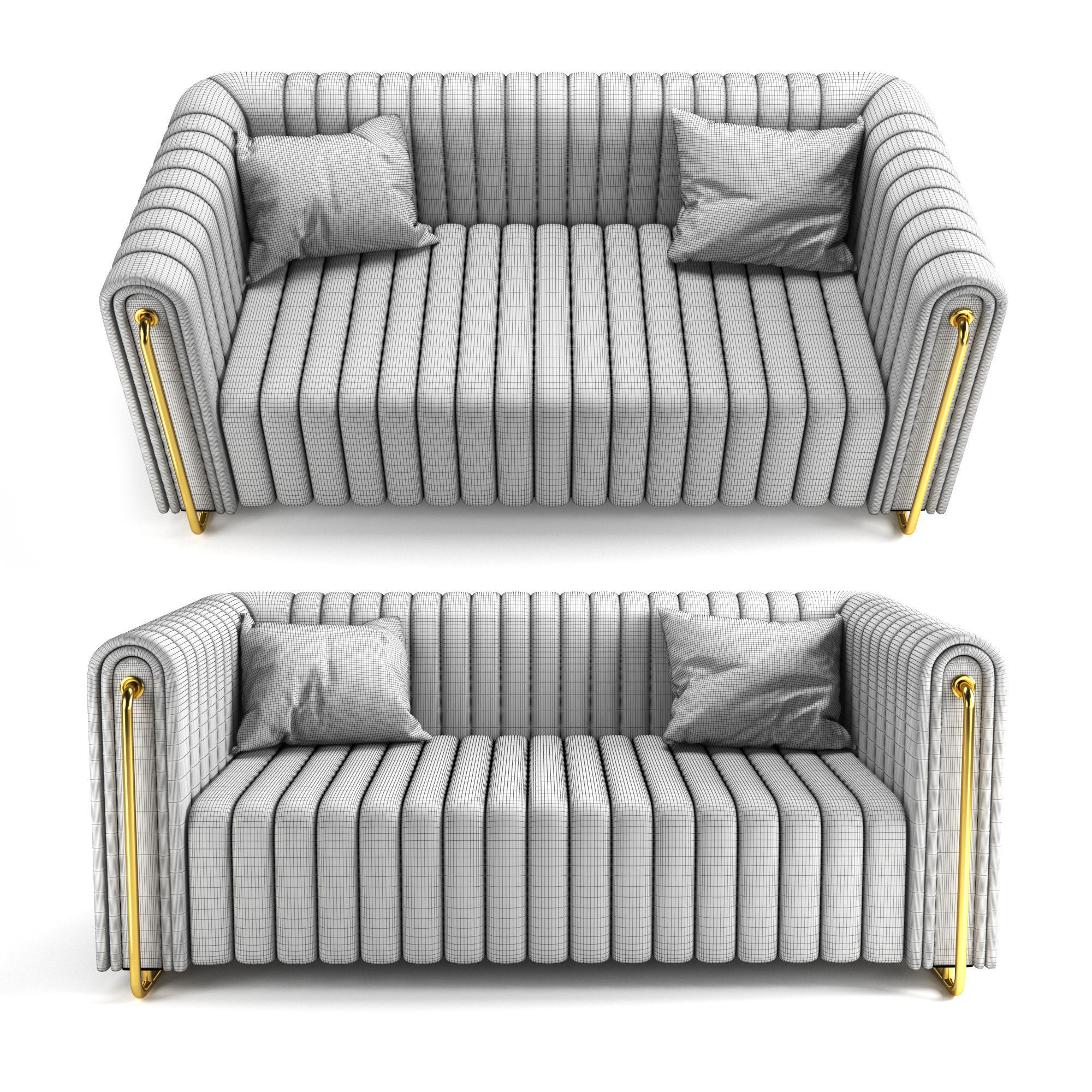 Mezo cillection rivers sofa Free 3D model_4