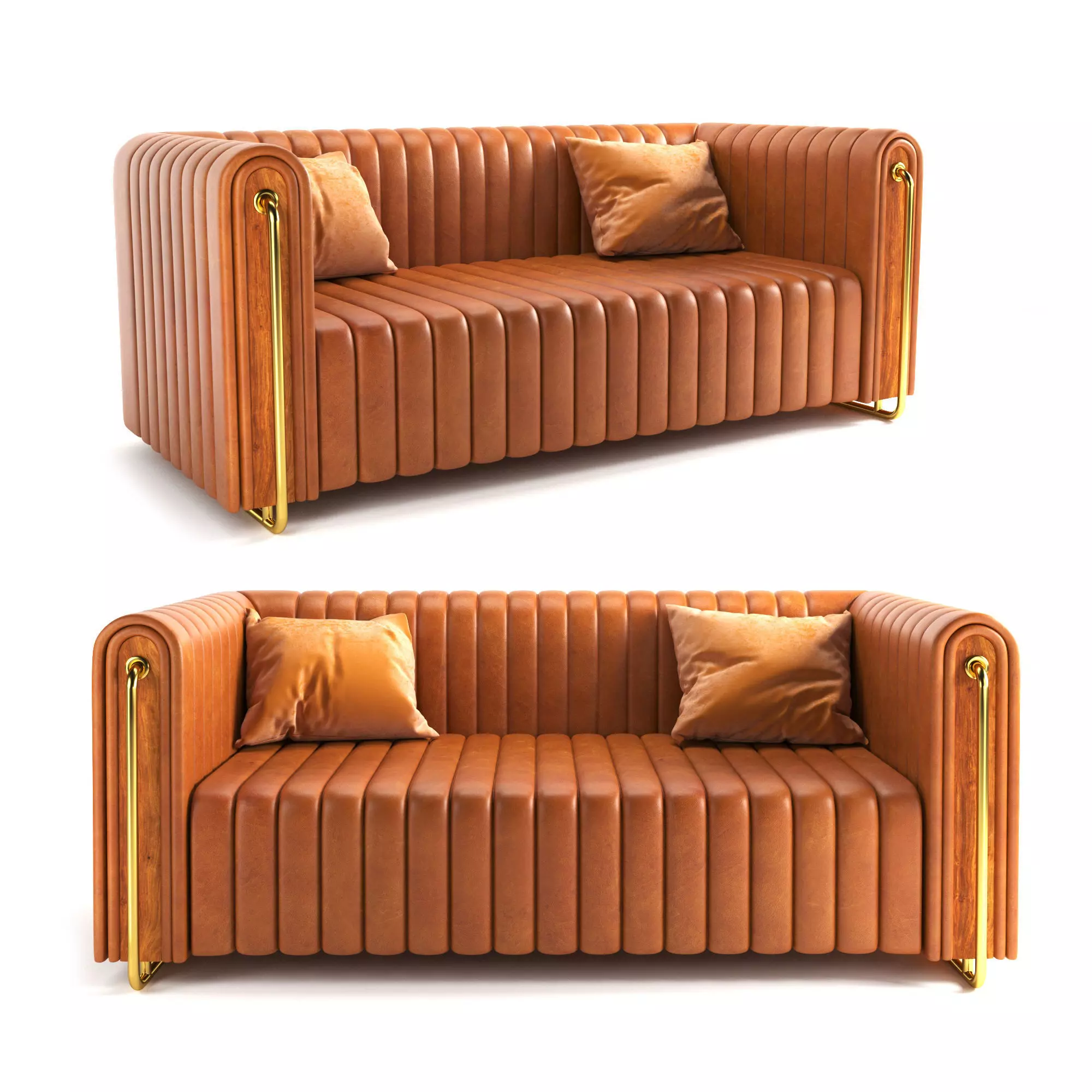 Mezo cillection rivers sofa Free 3D model_0