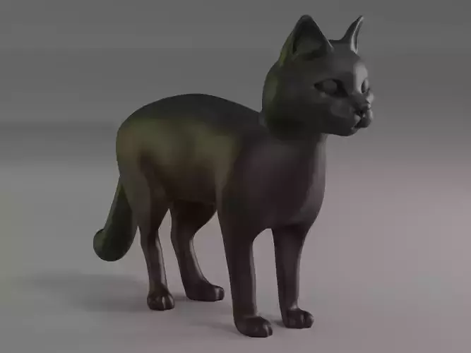 Cat statue