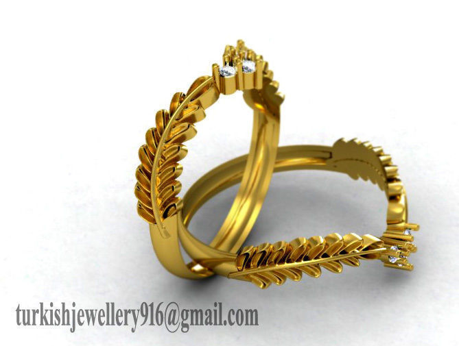 Leaf Ring 3D model_1