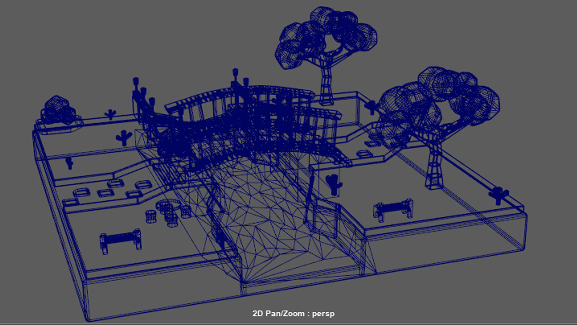 Illustrator 3D enviornment Low-poly 3D model_15