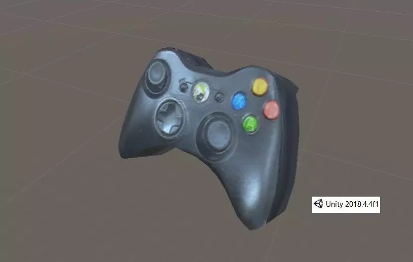 Xbox 360 controller  Low-poly 3D model_0