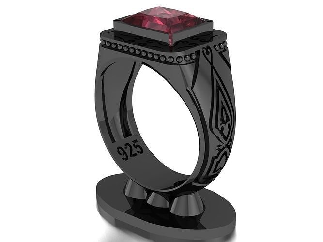 signet ring for men  3D print model