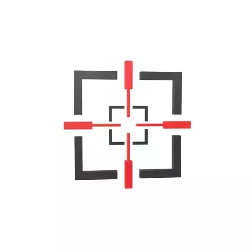 Crosshair Symbol v5 001 Low-poly 3D model Crosshair Symbol v5 001 Low-poly 3D model