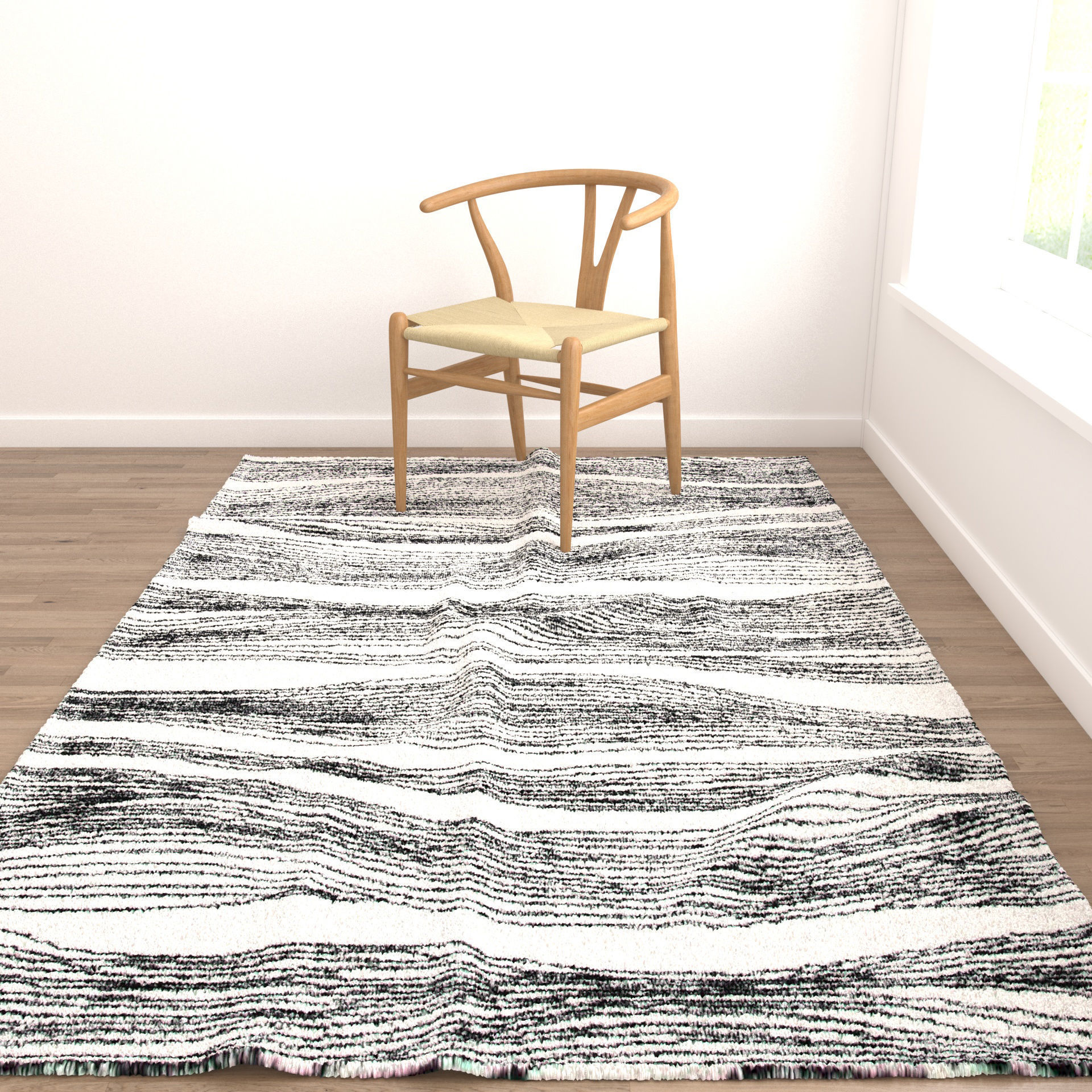 Rugs No 240 Low-poly 3D model_3