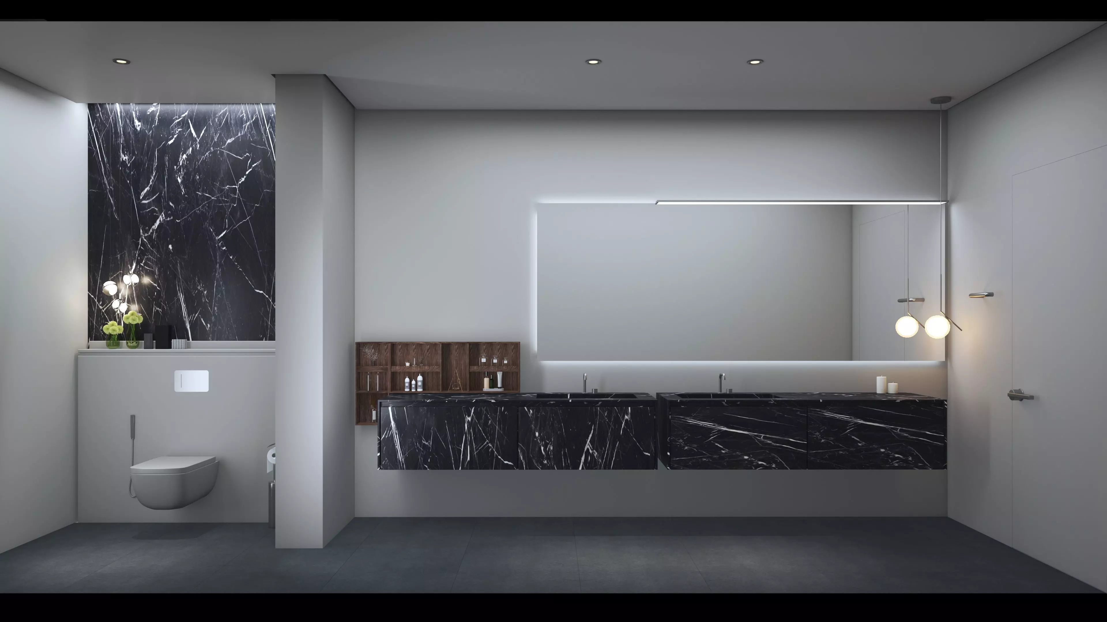 Boffi Bathroom and sink and Wc toilet 3D model