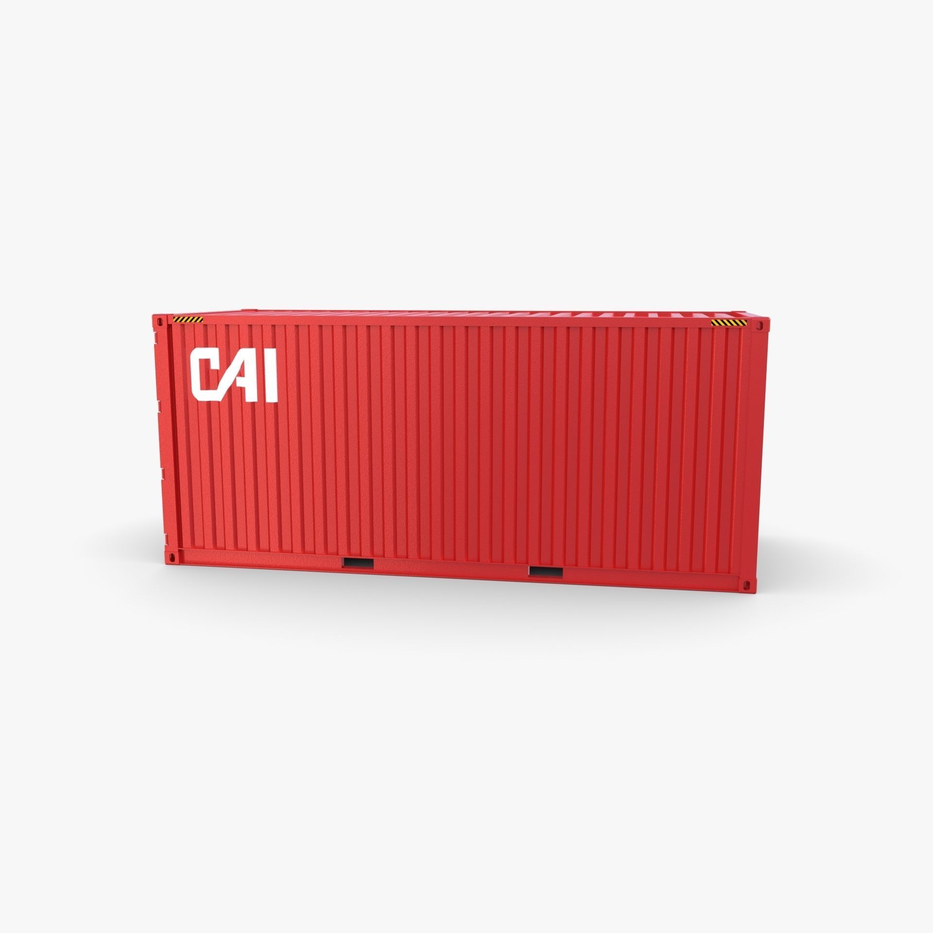 20ft Shipping Container CAI v2 3D model_5