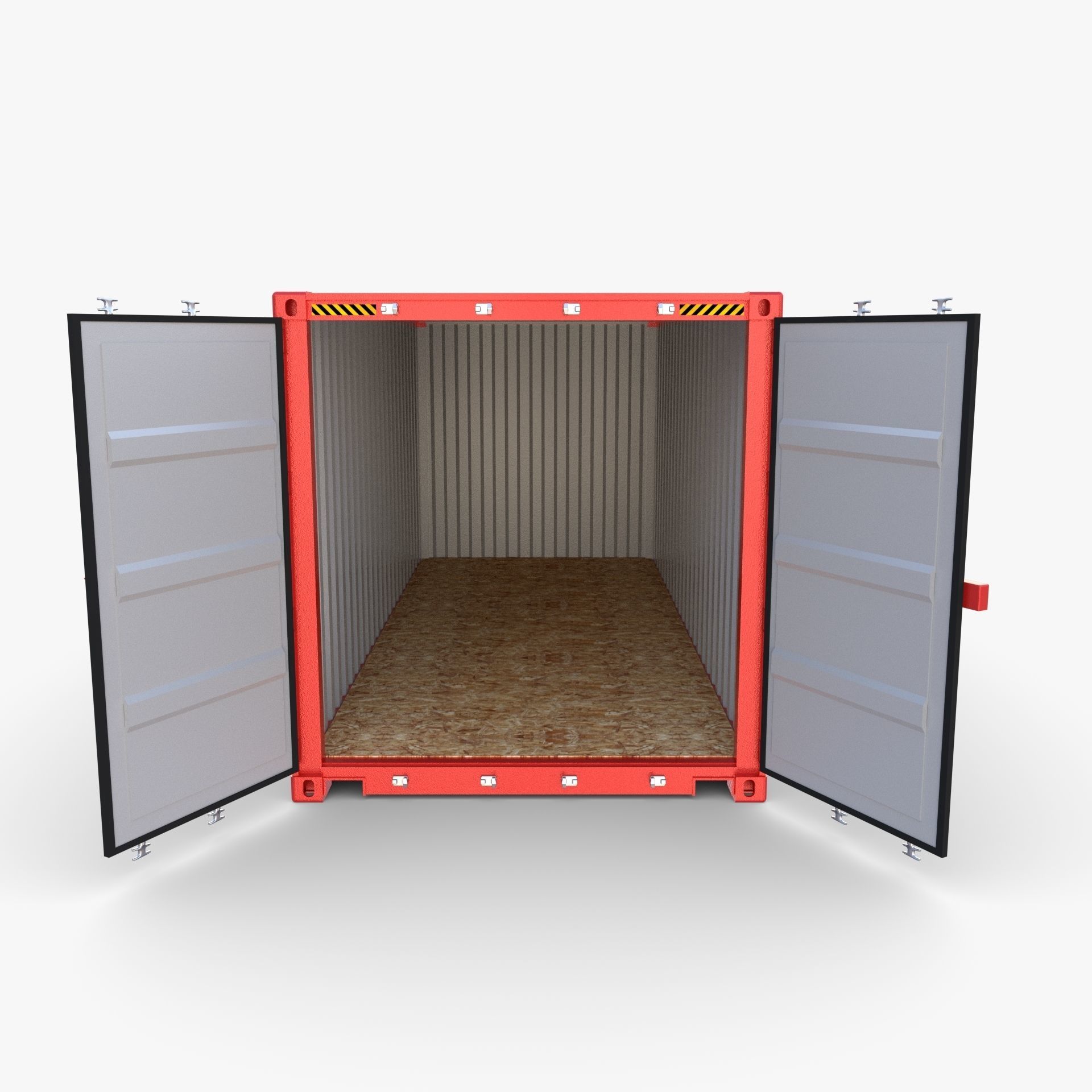 20ft Shipping Container CAI v2 3D model_10