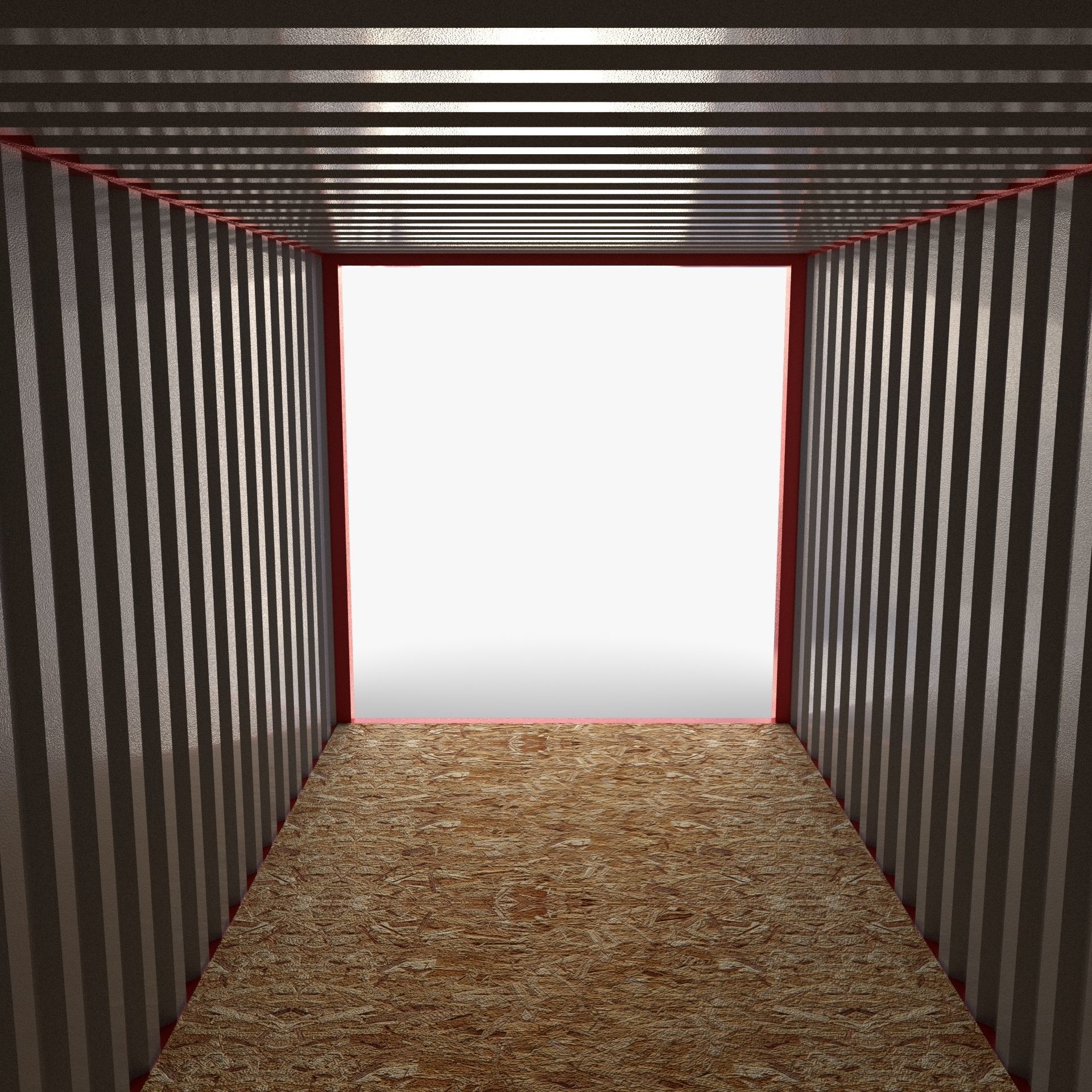 20ft Shipping Container CAI v2 3D model_12