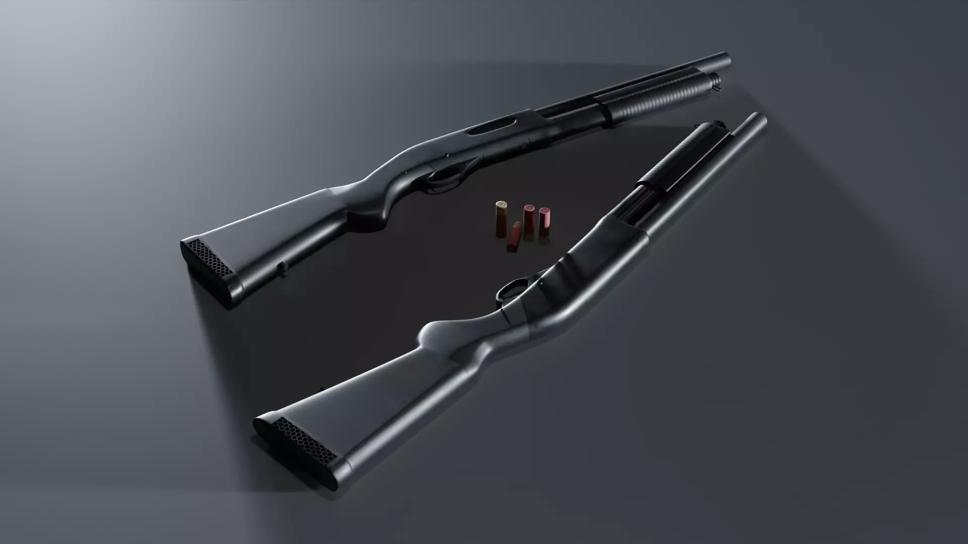 CM350 Shotgun Free 3D model