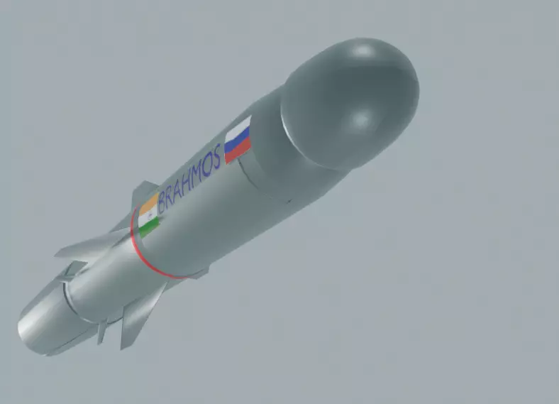 Brahmos Missile  Free low-poly 3D model_0