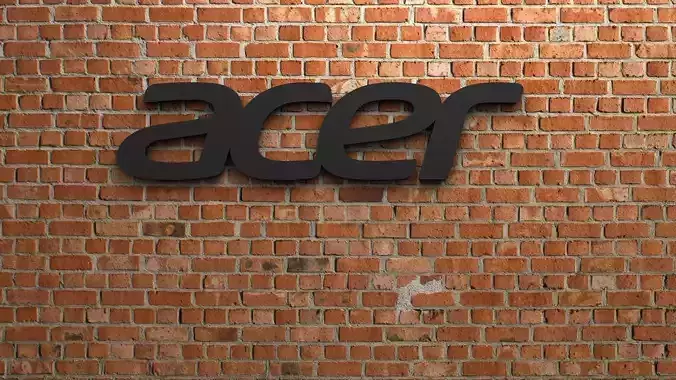 Acer logo 3D print model