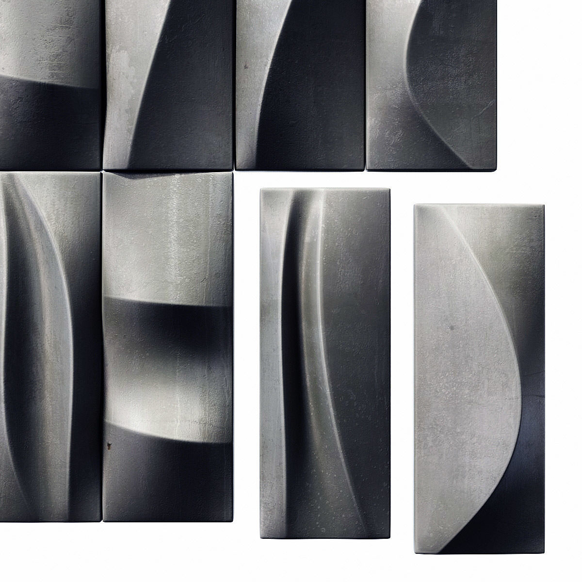 Tile line curve decor n2 3D model_6