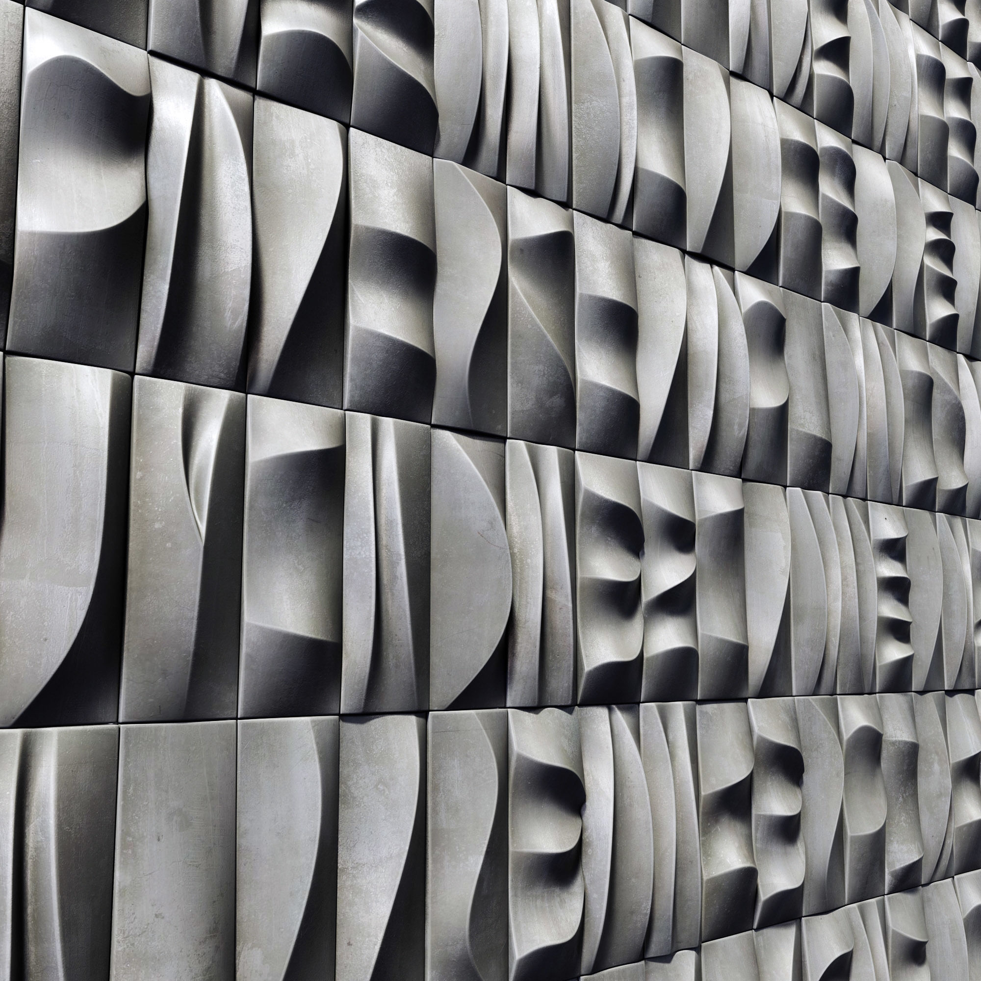 Tile line curve decor n2 3D model_1