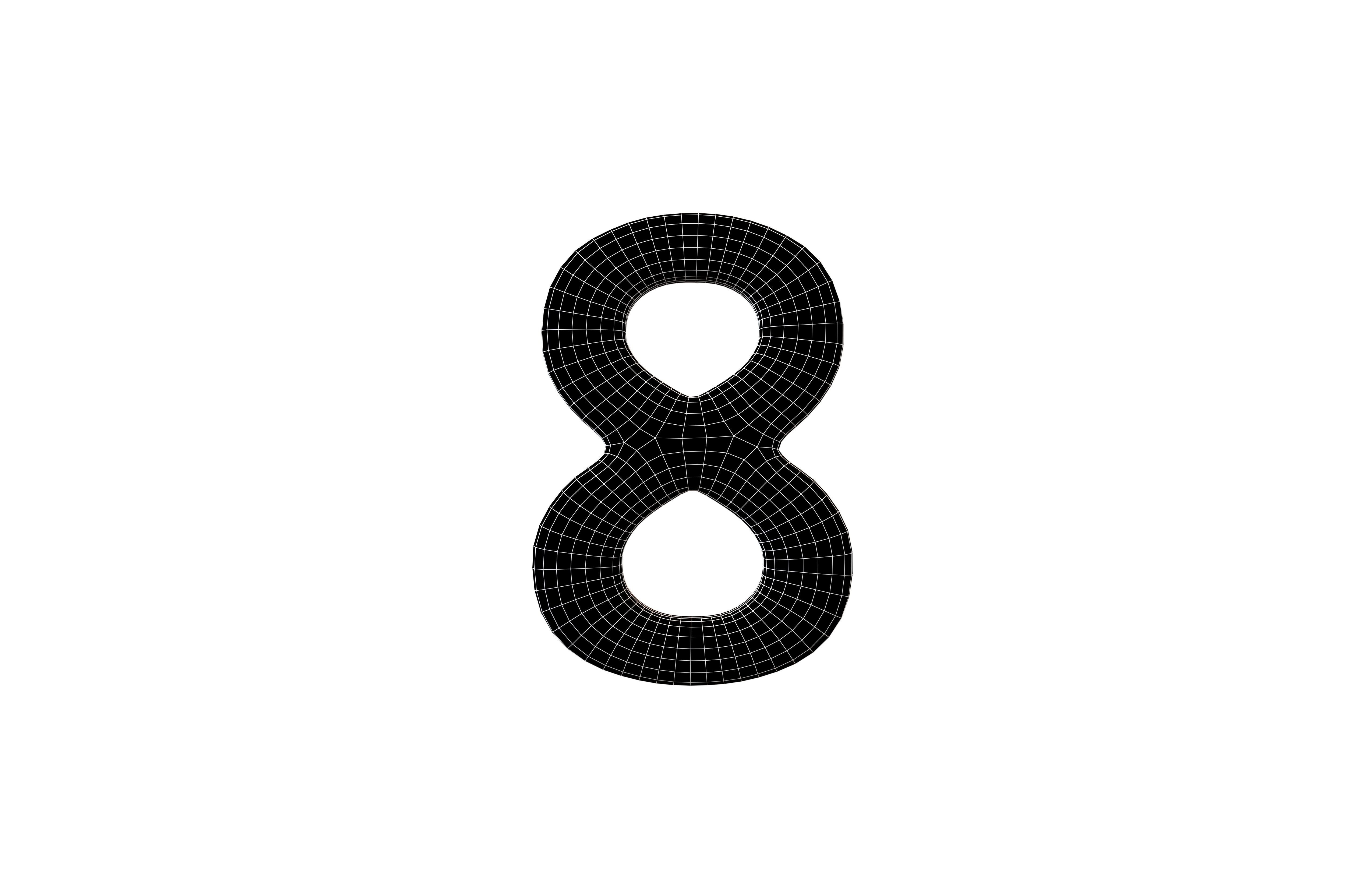 Date Number v2 Pack 01 Low-poly 3D model_85