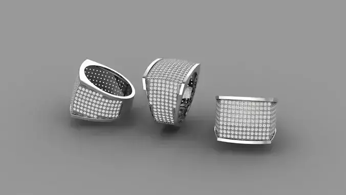 Italian ring  3D print model