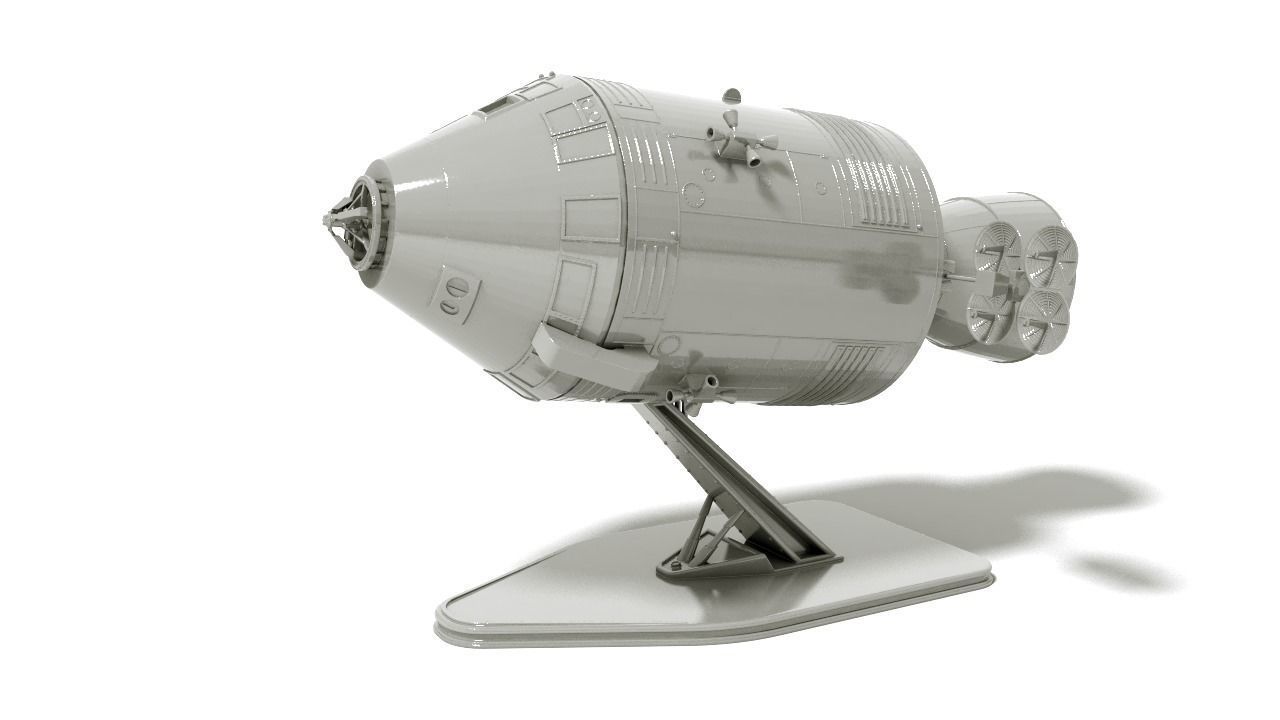 Apollo Command Service Module for print 3D model 3D printable | CGTrader