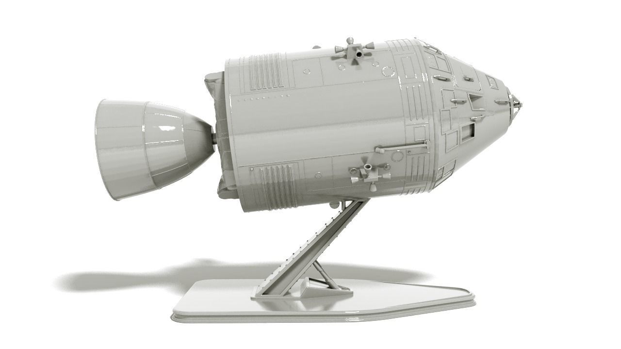 Apollo Command Service Module for print 3D model 3D printable | CGTrader