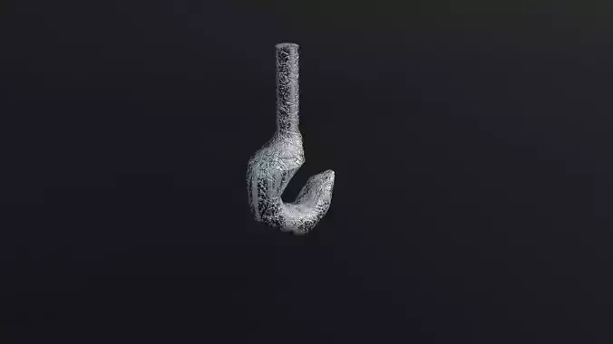 186Hook Game Ready - Low Poly 3d Model Low-poly 3D model