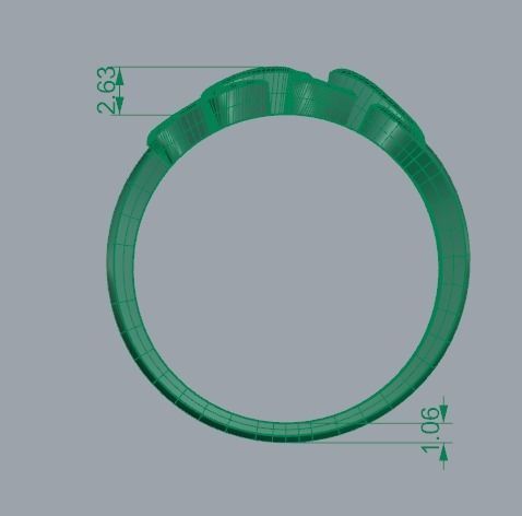 jewelry ring 3D print model_3