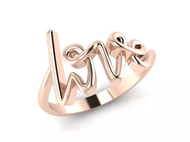 jewelry ring 3D print model_0