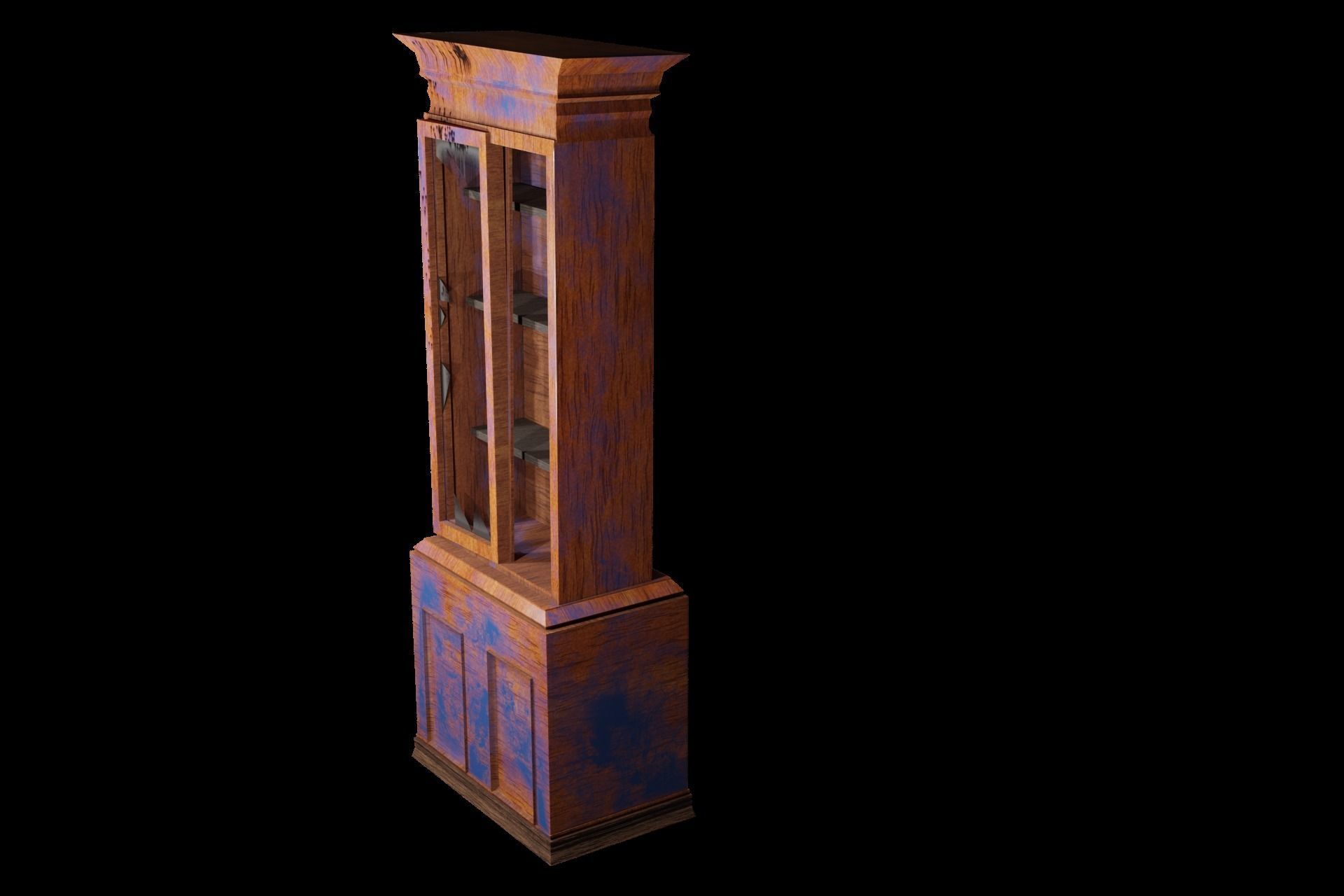 Cabinet Game Ready Low-Poly PBR 3D Model Low-poly 3D model_2